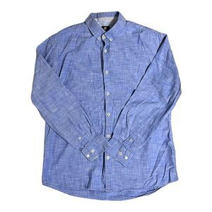 Steel & Jelly Long Sleeve Button Down XL Blue